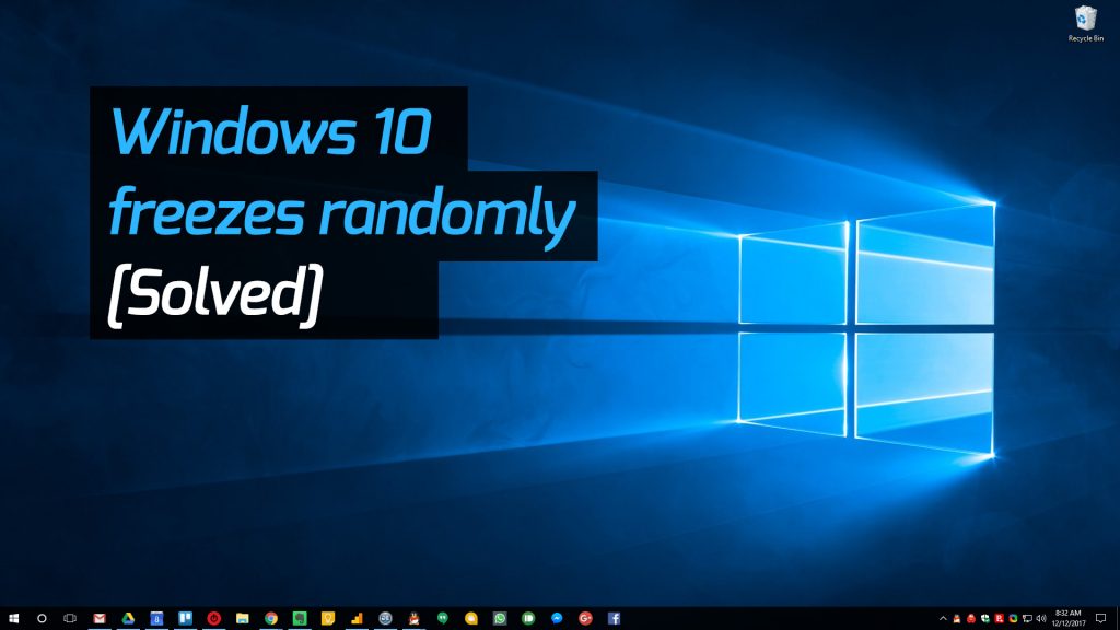 Windows 10 freez